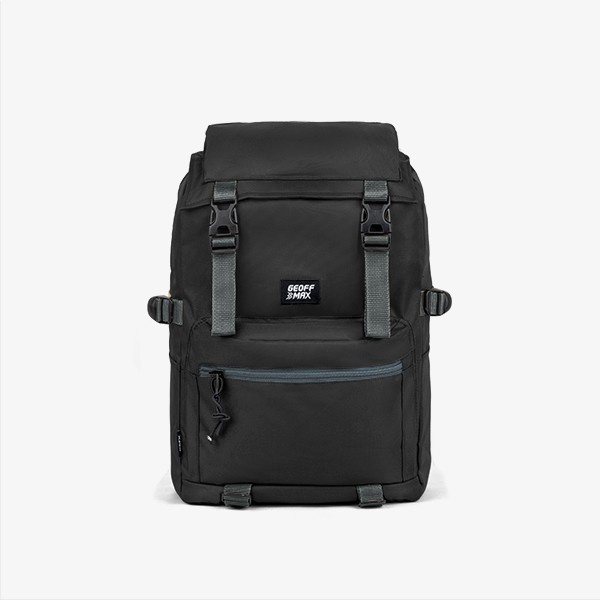Geoff Max - Almost All Black | Tas Punggung | Backpack Ransel Pria | Tas Backpack Sekolah Kuliah