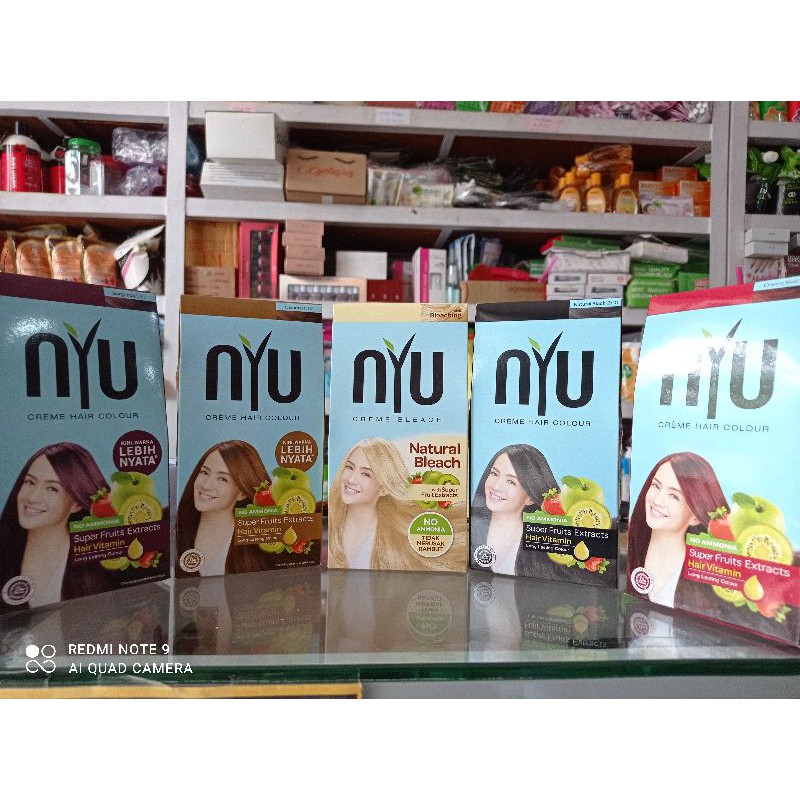 NYU HAIR COLOUR BOX || SEMIR RAMBUT NYU BOX