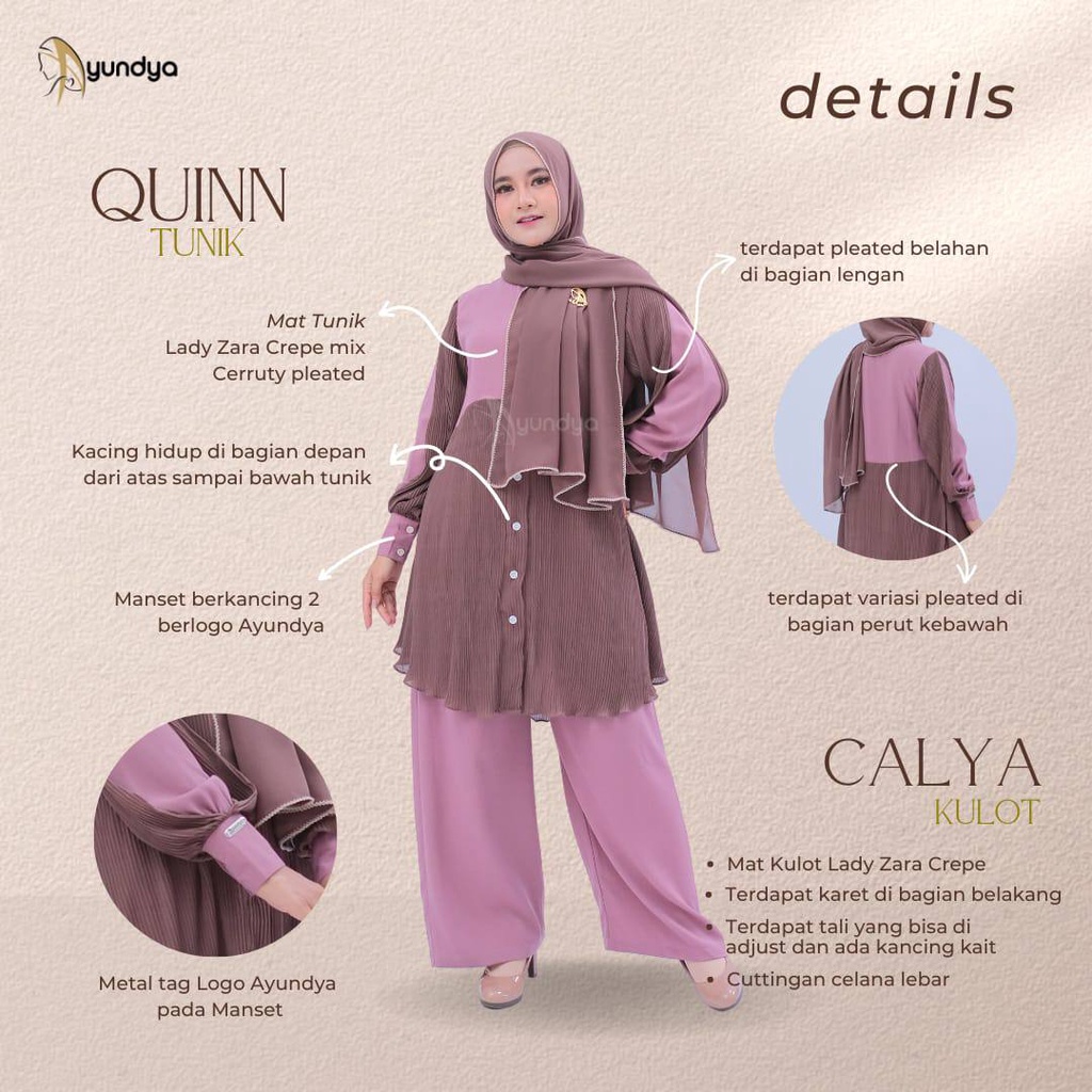 Setelan Quinn Calya Set by Ayundya