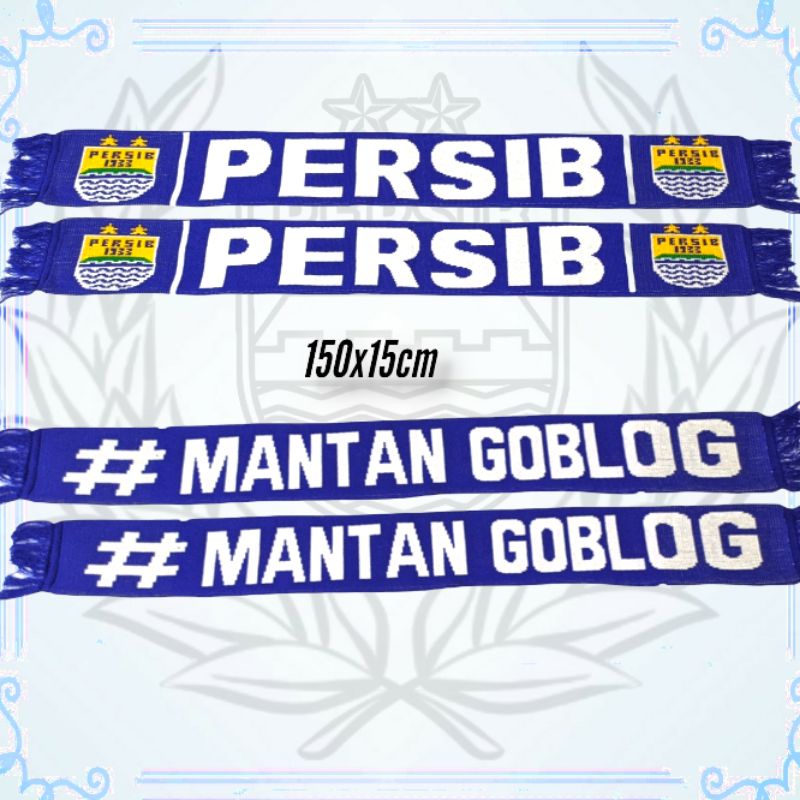 syal Persib slayer viking motif catur 150x15cm terbaru