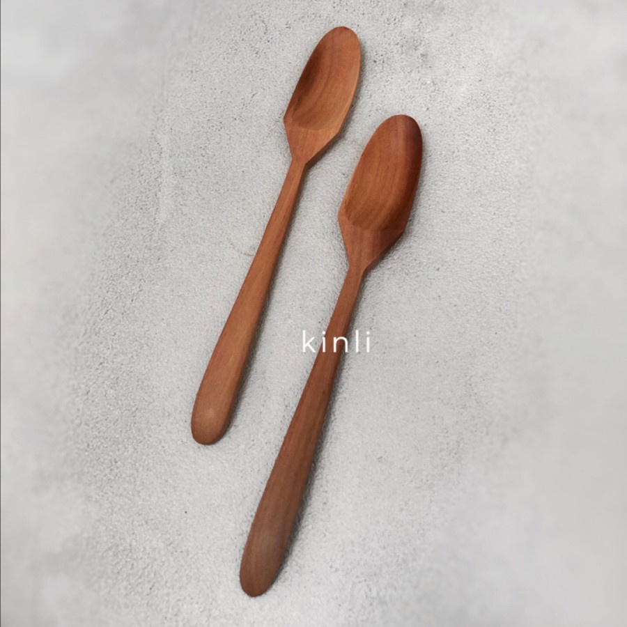 sendok kayu wooden stirring spoon natural wood sendok kayu teh kopi