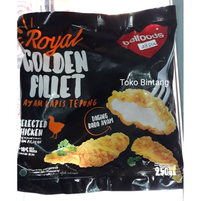 

Royal Golden Fillet Belfoods dada ayam fillet