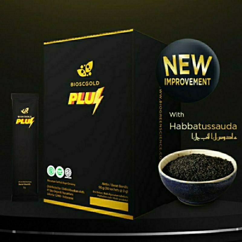 BIOGOLD PLUS BIOGREEN STEAMCELL ISI 30 SACHET ORIGINAL BARCODE FULL