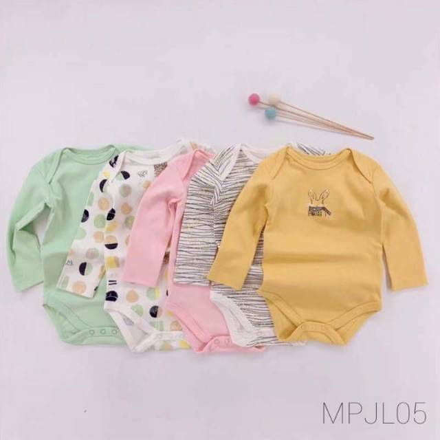 Jumper mamas papas 5in1 lengan panjang/ jumper bayi 5in1/baju mamas&amp;papas