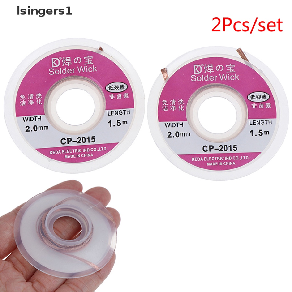 (lsingers1) 2pcs / Set Kawat Timah Solder Untuk Alat Pertukangan