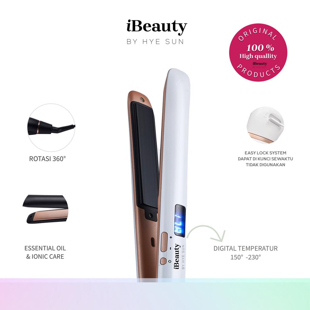 iBeauty Smoothing Hair Straightener 230 - Catokan Pelurus Rambut Ionic Ceramic Plate &amp; Infused Oil