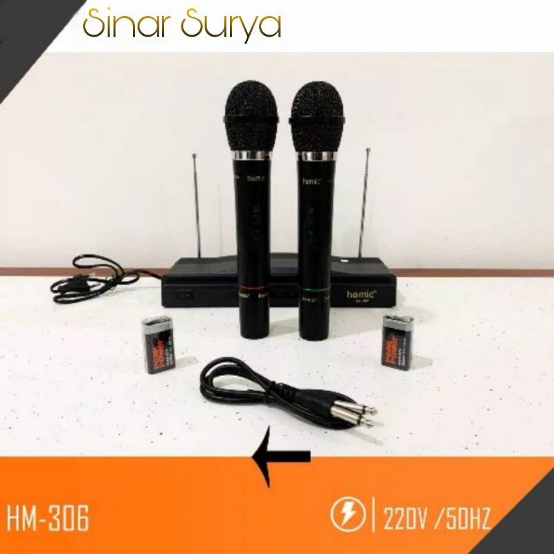 Mic Wireless Homic HM-306