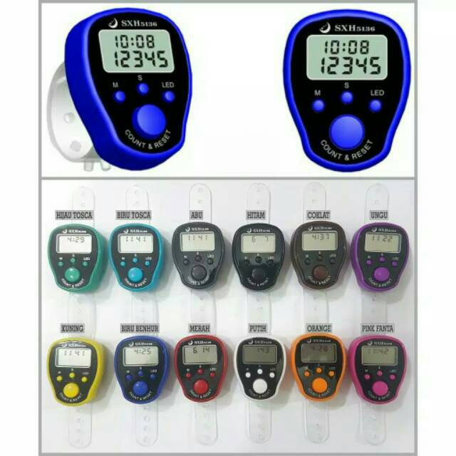 Tasbih Digital plus jam untuk menghitung dan melihat waktu