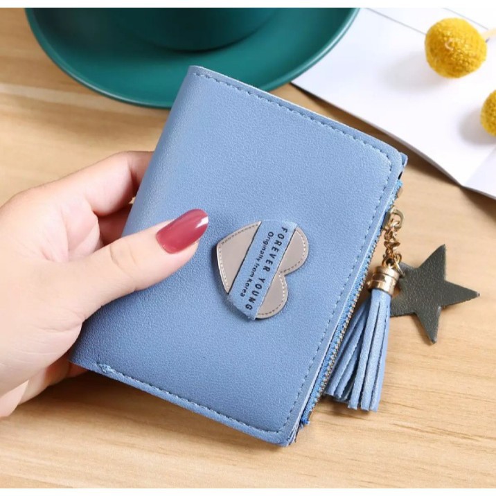 (COD) DOMPET LIPAT DOMPET WANITA KOREAN FASHION WALLET MALLSHOPPING