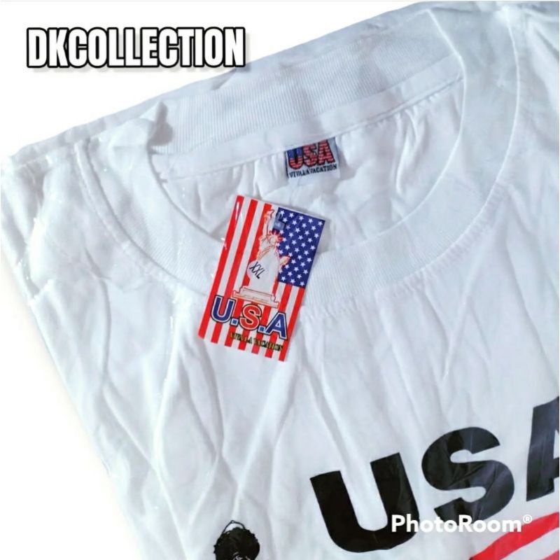 Kaos amerika XXL baju amerika XXL kaos USA big size oleh oleh souvenir amerika USA