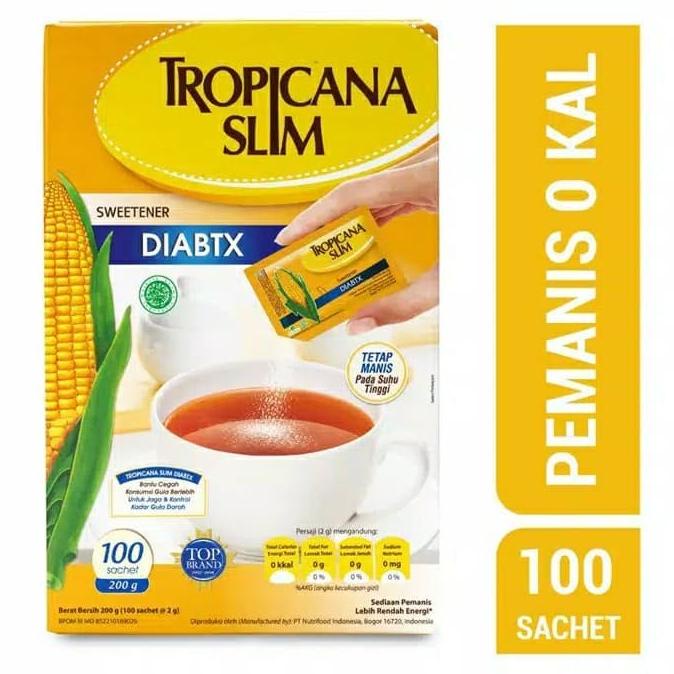 

GULA TROPICANA SLIM DIABTX ISI 100 SACHET DIABET