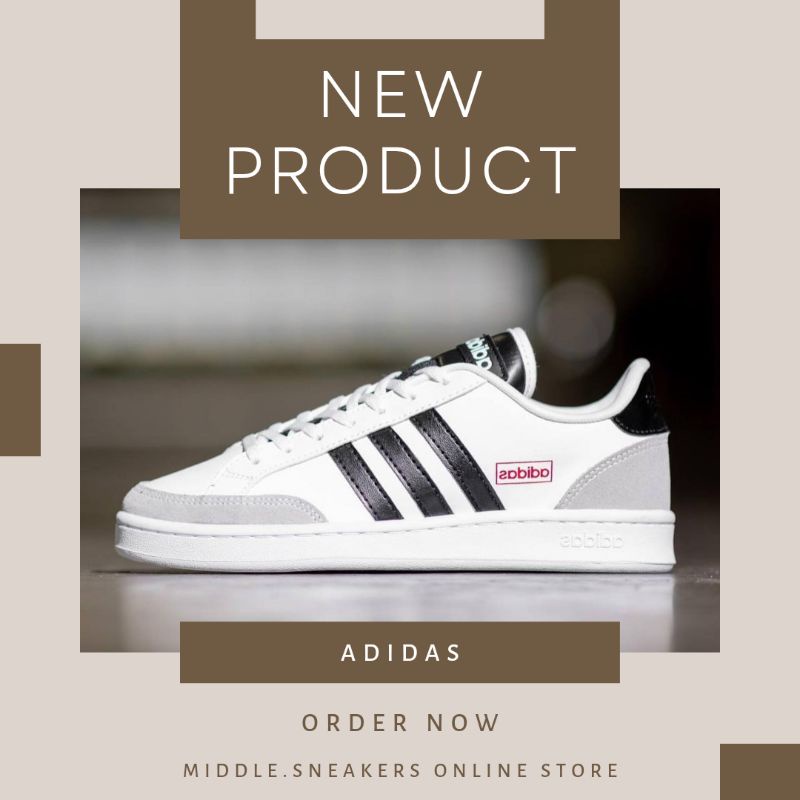 Adidas Grand Court - White/Black