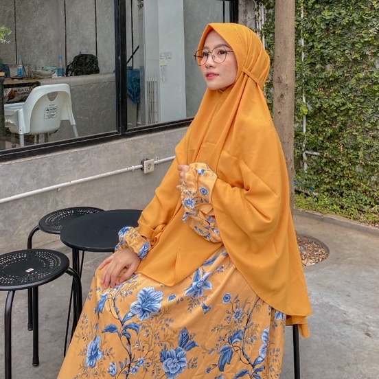 Khimar Jumbo Tali bahan Wollpeach premium-3