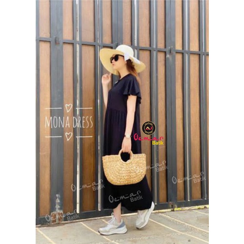 BEST SELLER | MONA DRESS | LENGAN LONCENG | BUSUI FRIANDLY