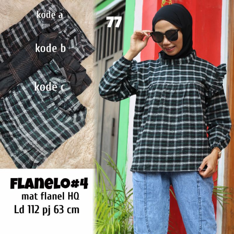 BLOUSE FLANEL TERKINI