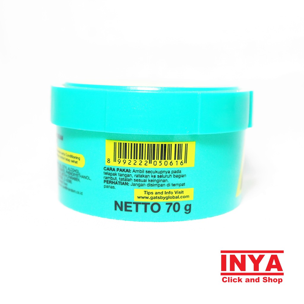 GATSBY THC  ANTI-DANDRUFF TREATMENT HAIR CREAM POMADE 70gr - Minyak Rambut