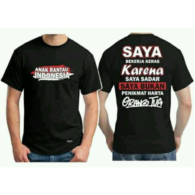 Kaos anak rantau indonesia