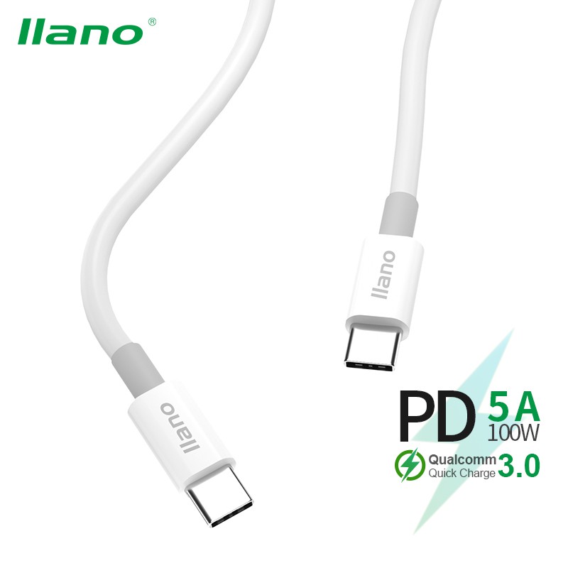 

llano Kabel Data Charger Fast Charging Tipe C 5A untuk Apple Macbook / Huawei / Xiaomi / Lenovo / Laptop