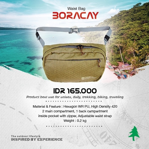 CONSINA BORACAY - TAS SELEMPANG TAS BAHU