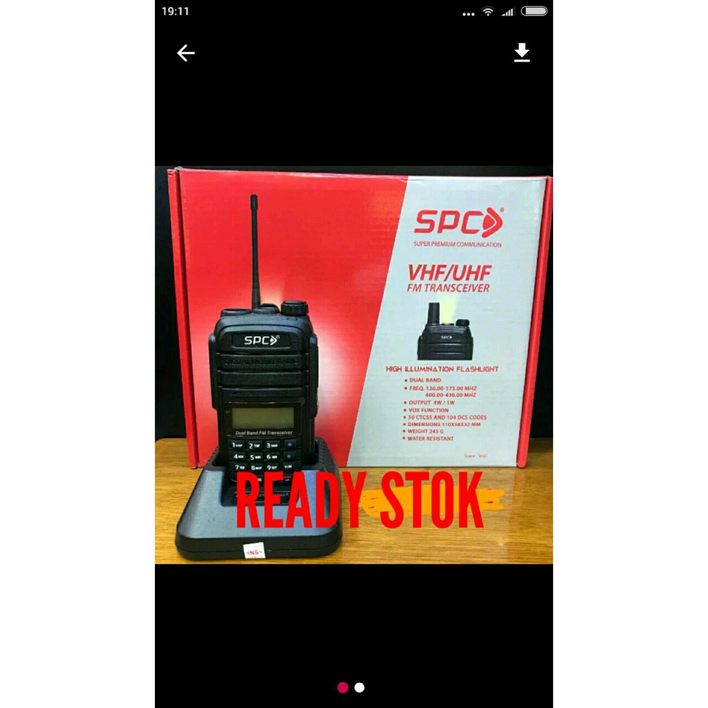 HT SPC SH 20 DUAL BAND UHF VHF Terlaris