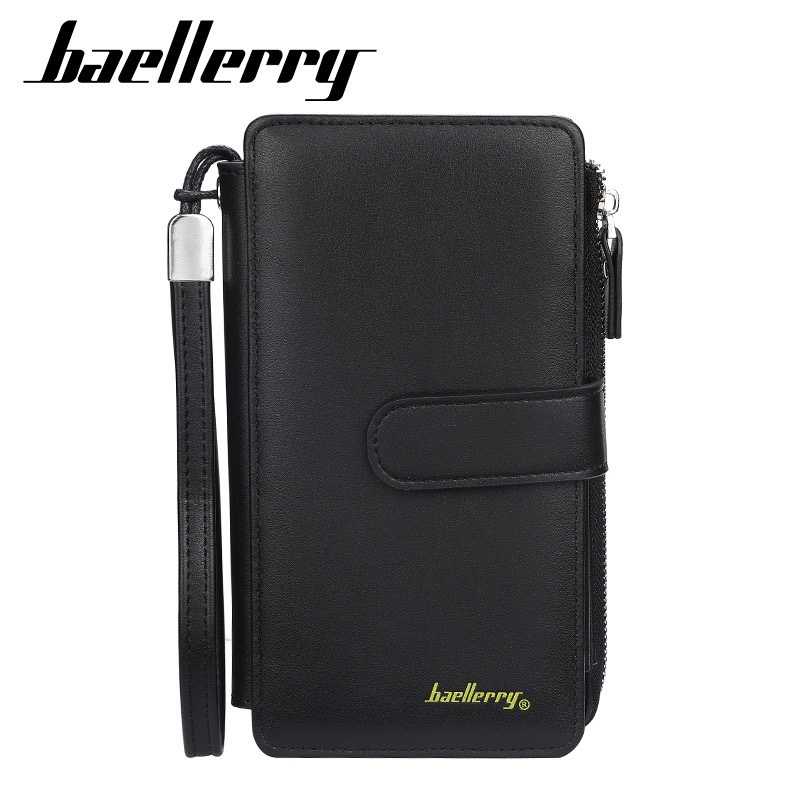 ORIGINAL BAELLERRY DOMPET PANJANG DENGAN TALI TANGAN ADA TEMPAT HP KULIT SINTETIS S1068