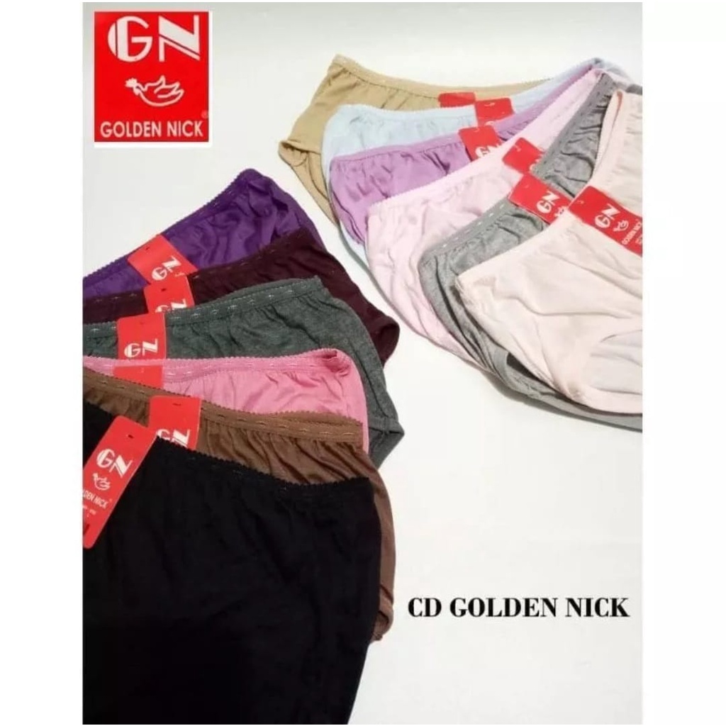 CD GOLDEN NICK celana dalam setengah lusin isi 6 pcs Celana dalam wanita dewasa termurah Cd Wanita Esse