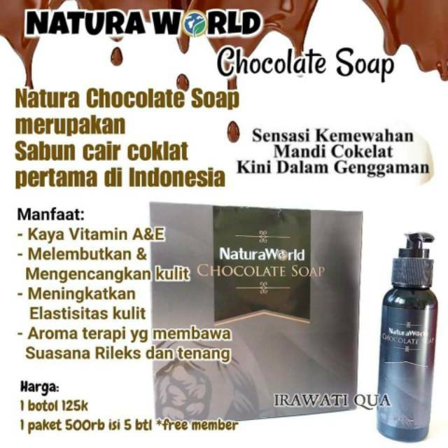 

Natura World Chocolate Soap