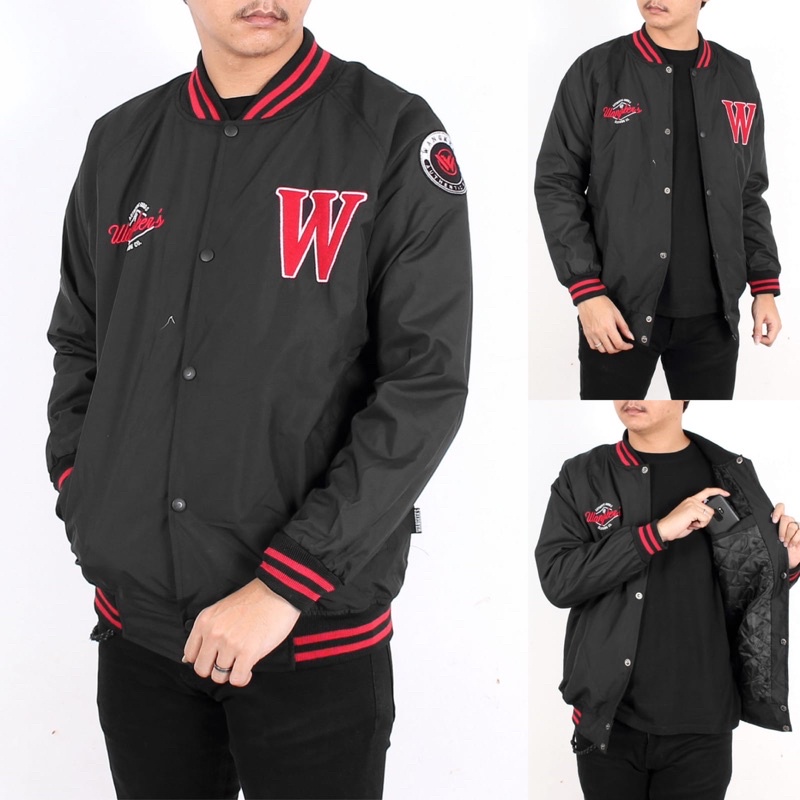 JAKET PARASUT VARSITY BIG LOGO