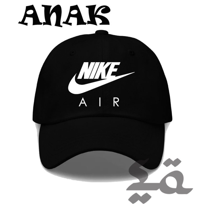 Topi Anak baseball caps unisex nike air - Hitam(L7B0) Topi Anak Army Topi Anak Kekinian Topi Anak Te