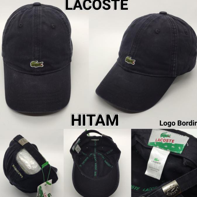 Promo Spesial - Topi Baseball Golf Lacoste Import Unisex Cewek Cowok Branded - Cream