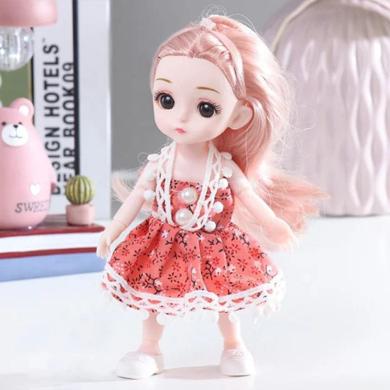 Boneka Lovely doll Korea Cute | Bertekuk 3D 17CM box