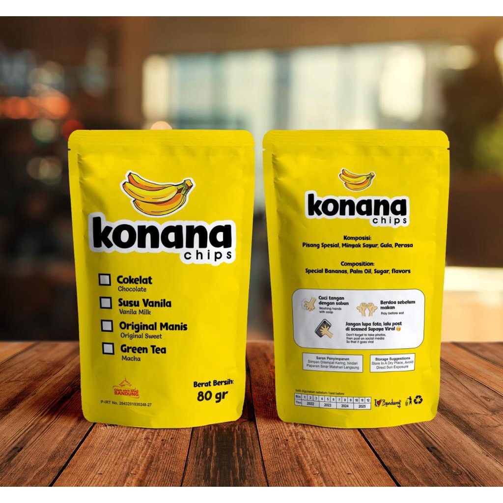 

NEW Konana Chips Brown Chocolate - Keripik Pisang Bumbu Tebal dan Renyah