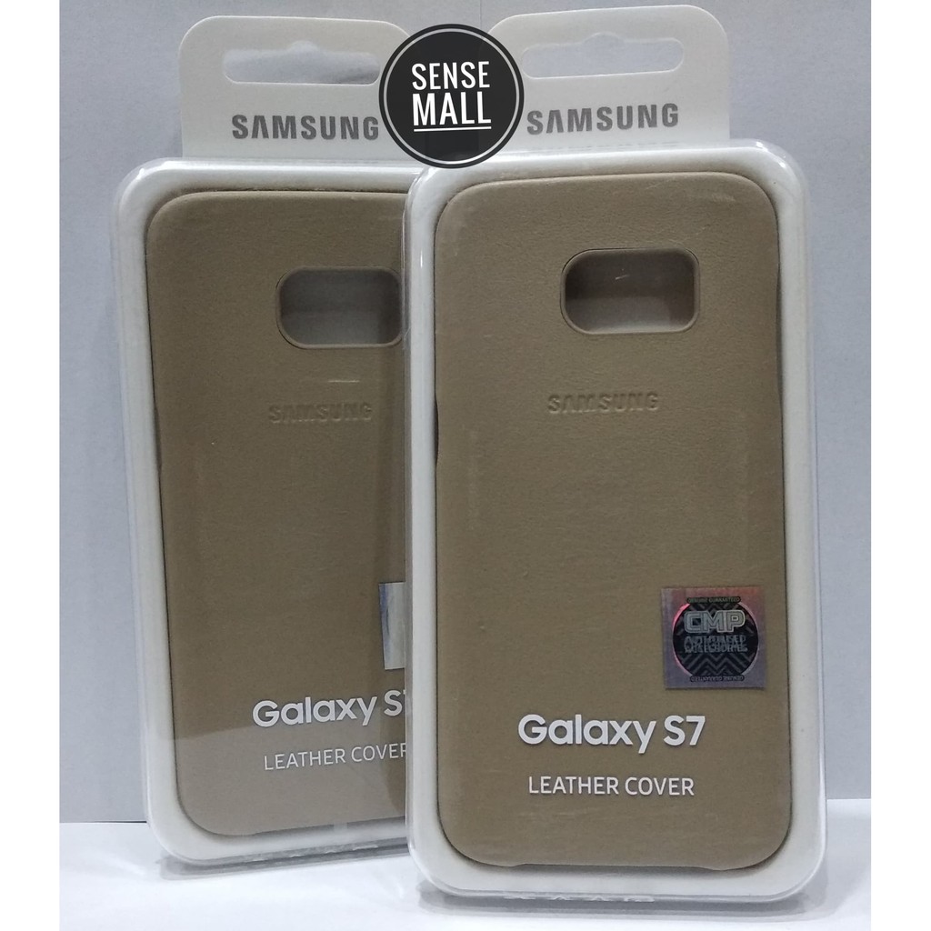 CASE LEATHER COVER SAMSUNG GALAXY S7 ORIGINAL RESMI