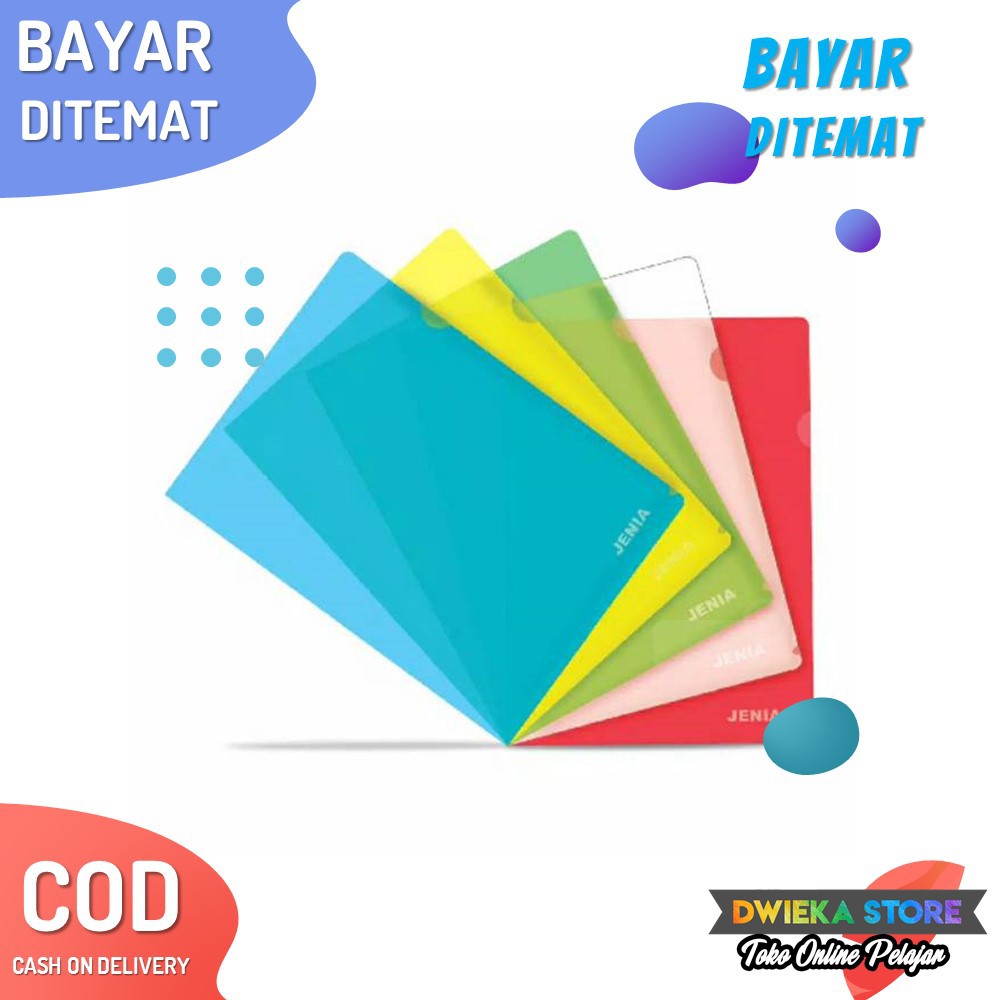 

map L Big / map plastik / clear sleeve ukuran F4 / folio - termurah