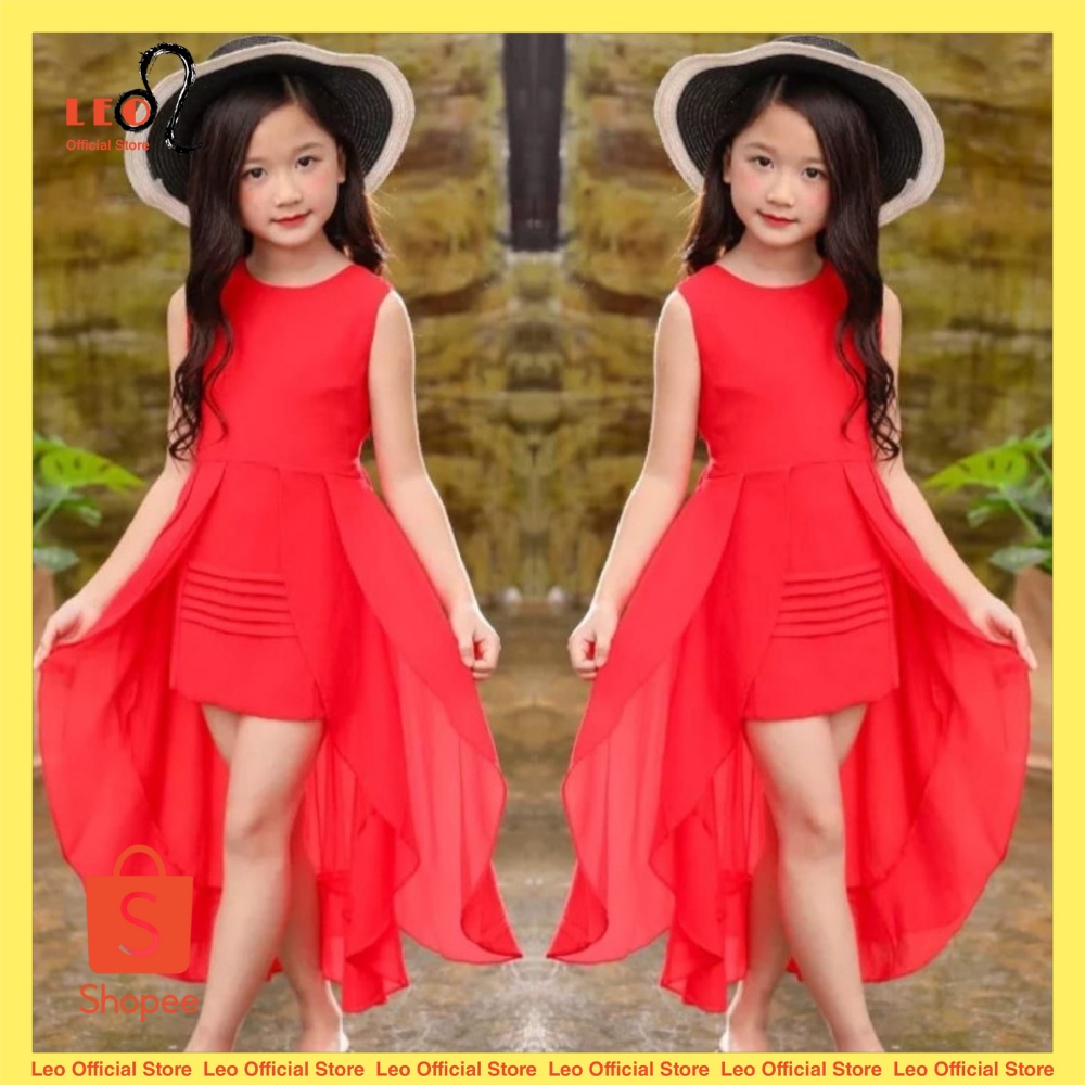 BAju Dress Anak Cewek Pesta Kondangan Natal Import Usia Umur 7 8 9 10 11 12 tahun TErMURAH COD