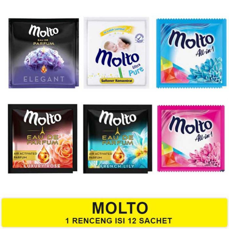 Pewangi baju Molto sachet