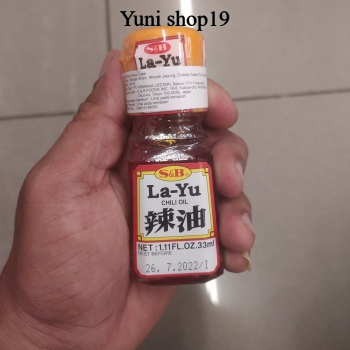 

s&b la yu chili oil 33gr