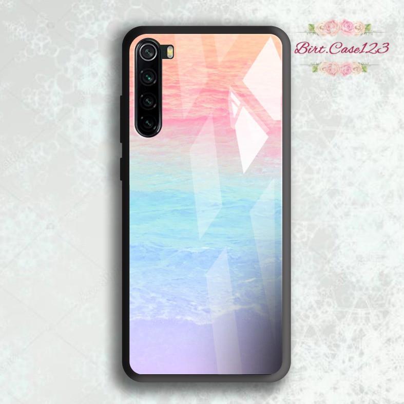 back case glass PASTEL Realme C1 C2 C3 U1 2 3 5 5i 5s 6 X Xt C11 C15 C12 7 7i pro BC5120