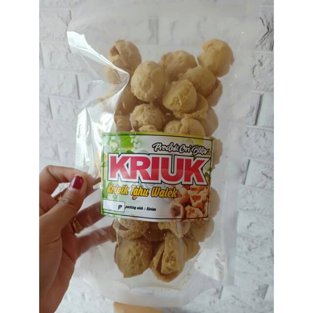 

Keripik tahu walek