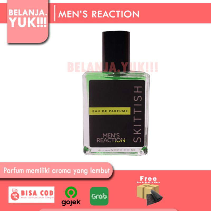 Parfum Men's Reaction Skittish Parfume Pria Dengan 3 Aroma Sekaligus