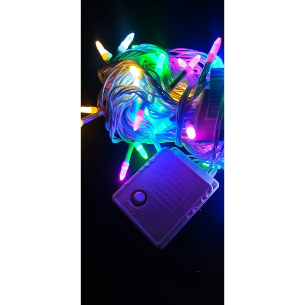 lampu natal / lampu tumbler / lampu hias /lampu dekor kabel putih