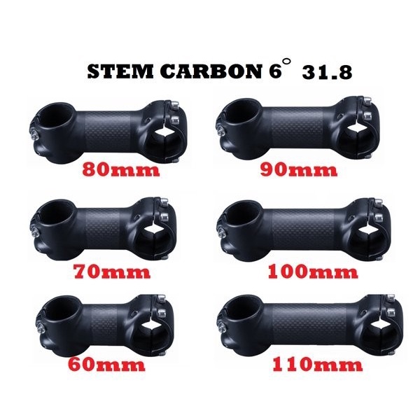 STEM ALLOY CARBON IGNITE 31.8 70 80 90 100 110 120 MM NO EC90 ritchey