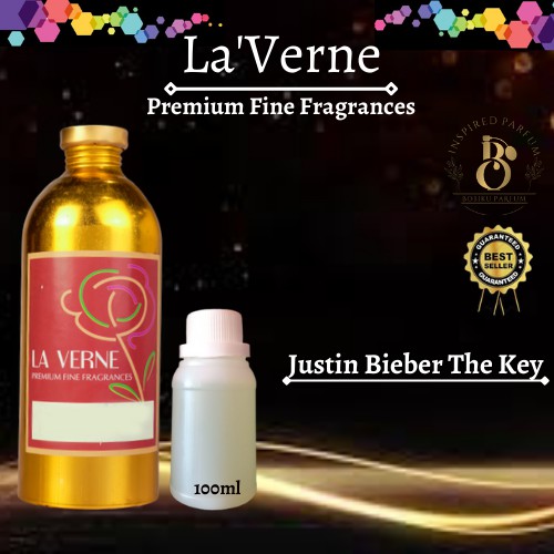 BIBIT PARFUM MURNI JUSTIN BIEBER THE KEY // LA VERNE 100ML REPACK