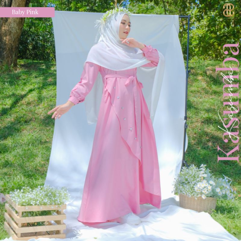 KASUMBA DRESS ONLY GAMIS AJA BY PUAN GAMIS DRESS MUSLIM LEBARAN 2021 TERBARU TERMURAH PESTA SYARI