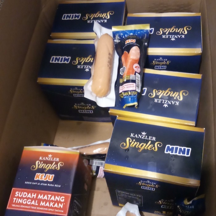 

Termurah sosis kanzler 1 box isi 12 pcs - keju, 65 gram