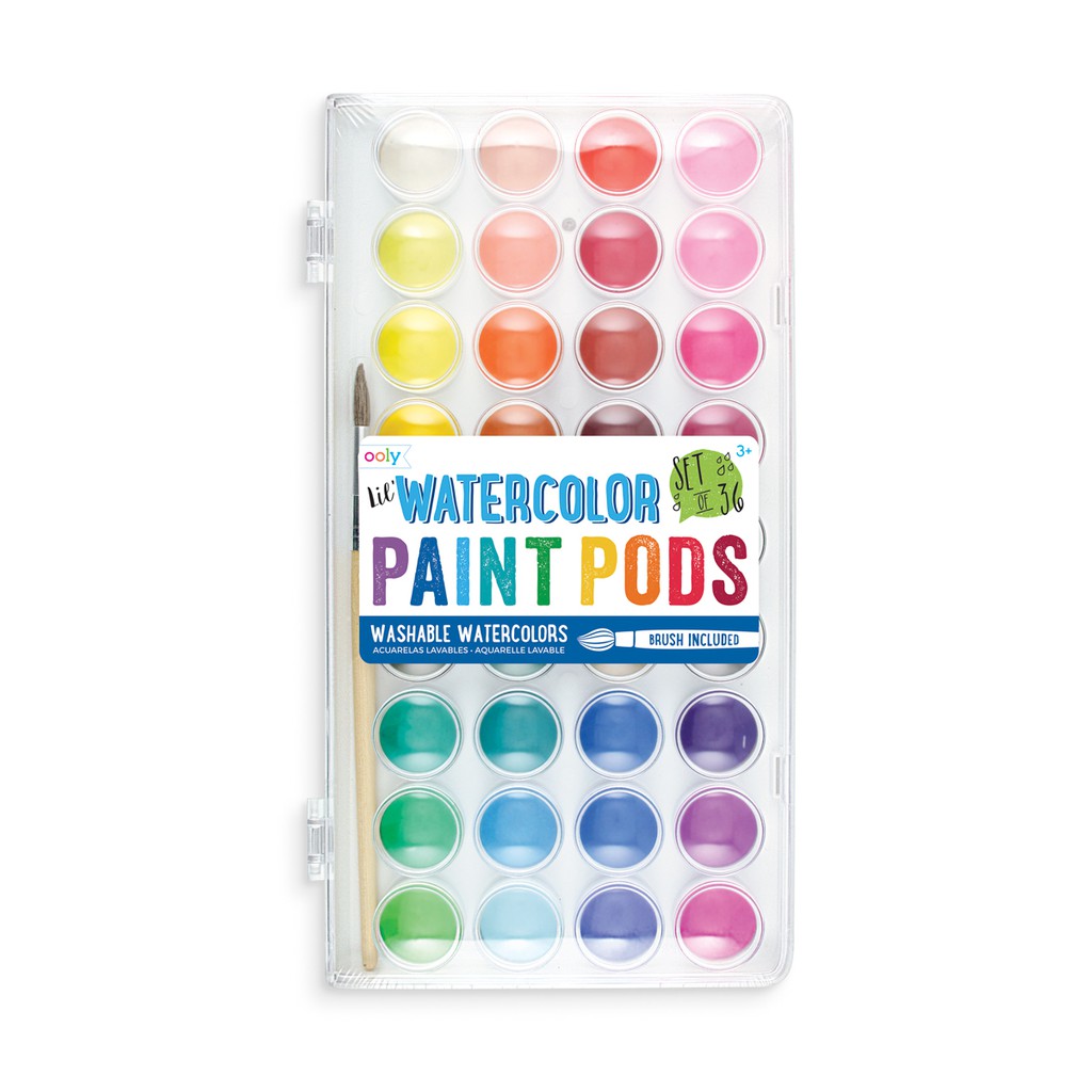 

Miniapolis Ooly - Lil Watercolor Paint Pods (36 color/set)