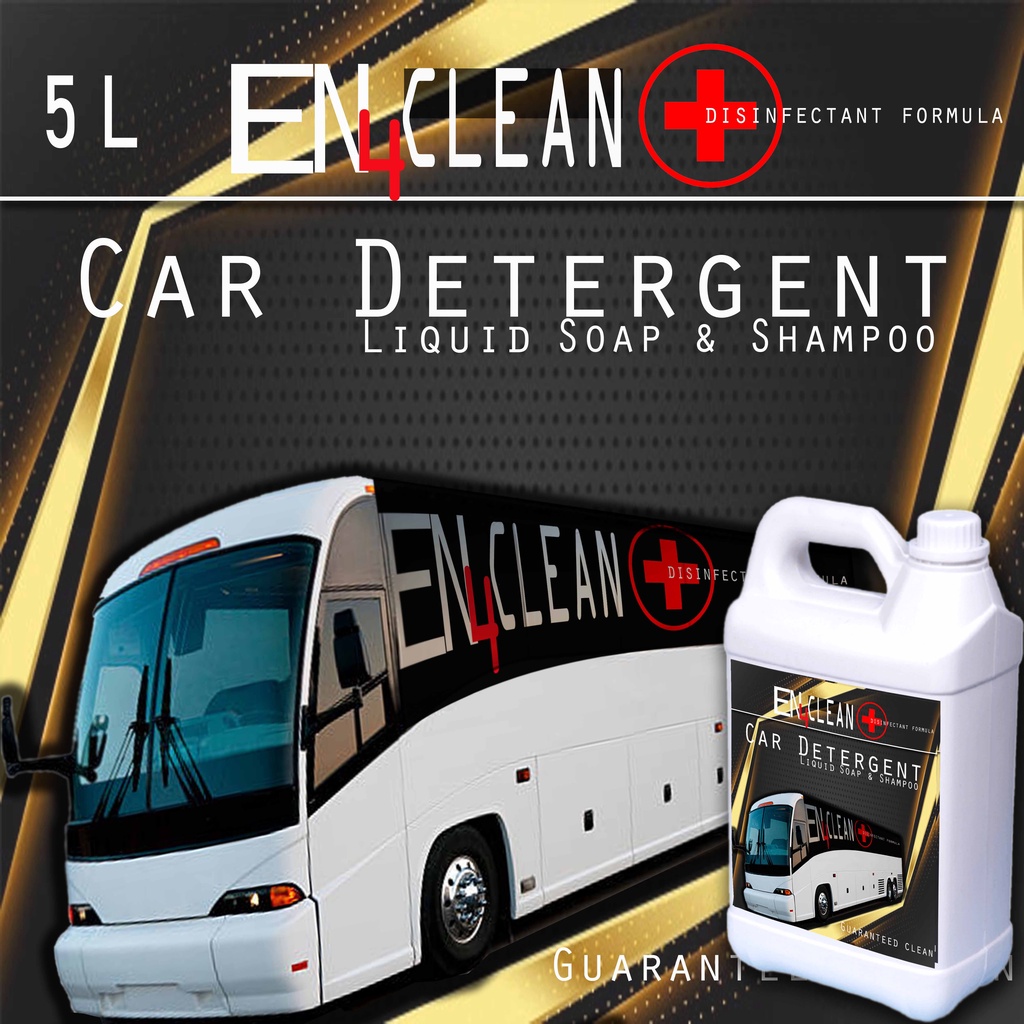 sabun cuci mobil dan motor sekaligus shampoo/car wash 5 liter EN4 clean