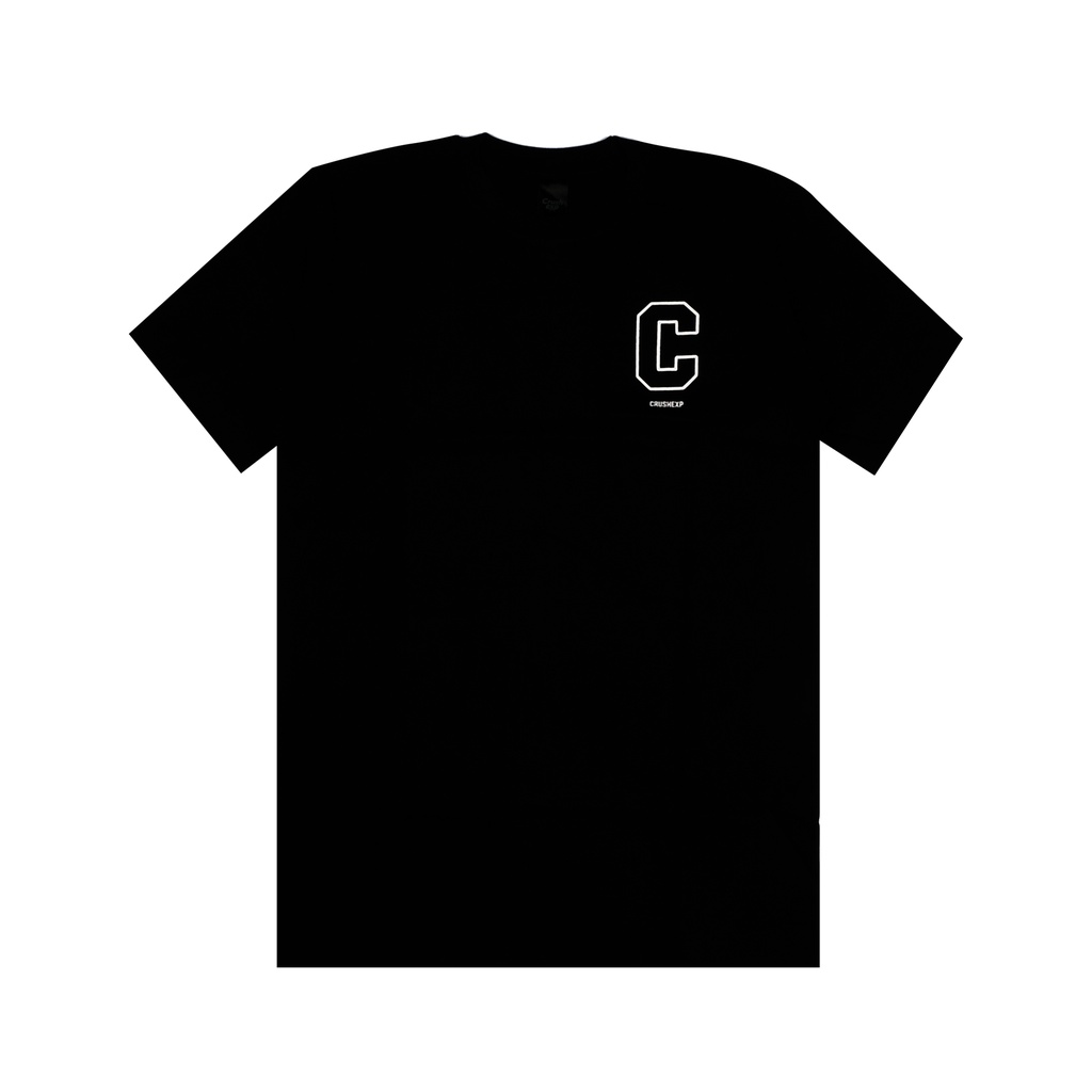 CRUSH EXP Kaos Pendek TSC0894 - BLACK/Kaos Distro/Cotton Combed/Kaos Pria