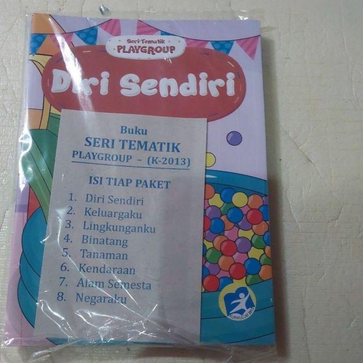 

⸨QeB♞⸩ ⭐️ buku tematik playgroup (k-2013) ||Stok Banyak