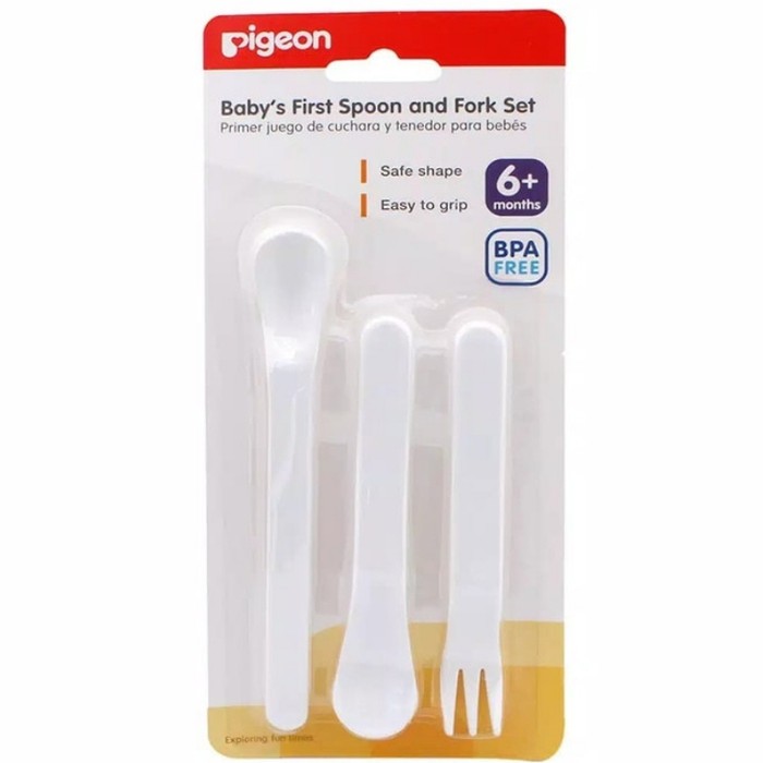 Pigeon Baby First Spoon and Fork Set Sendok Garpu Bayi